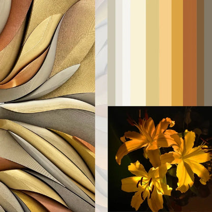Mirror Golden Flower Mood board & inspiration | JOVI Creative 