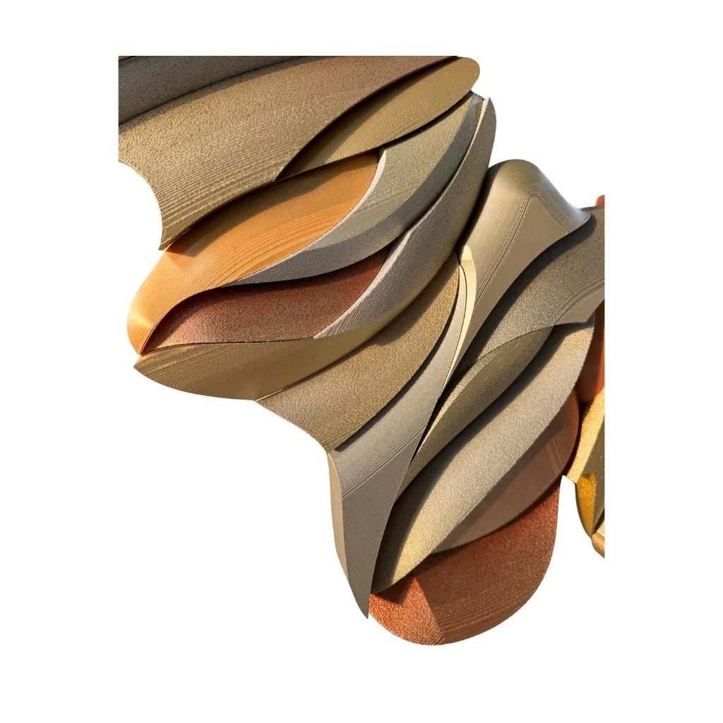 Mirror Golden Flower geometric pattern lines detail | JOVI Creative 