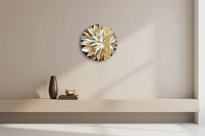 Mosaic Anthemion Beige sculptural wall mosaic | JOVI Creative 