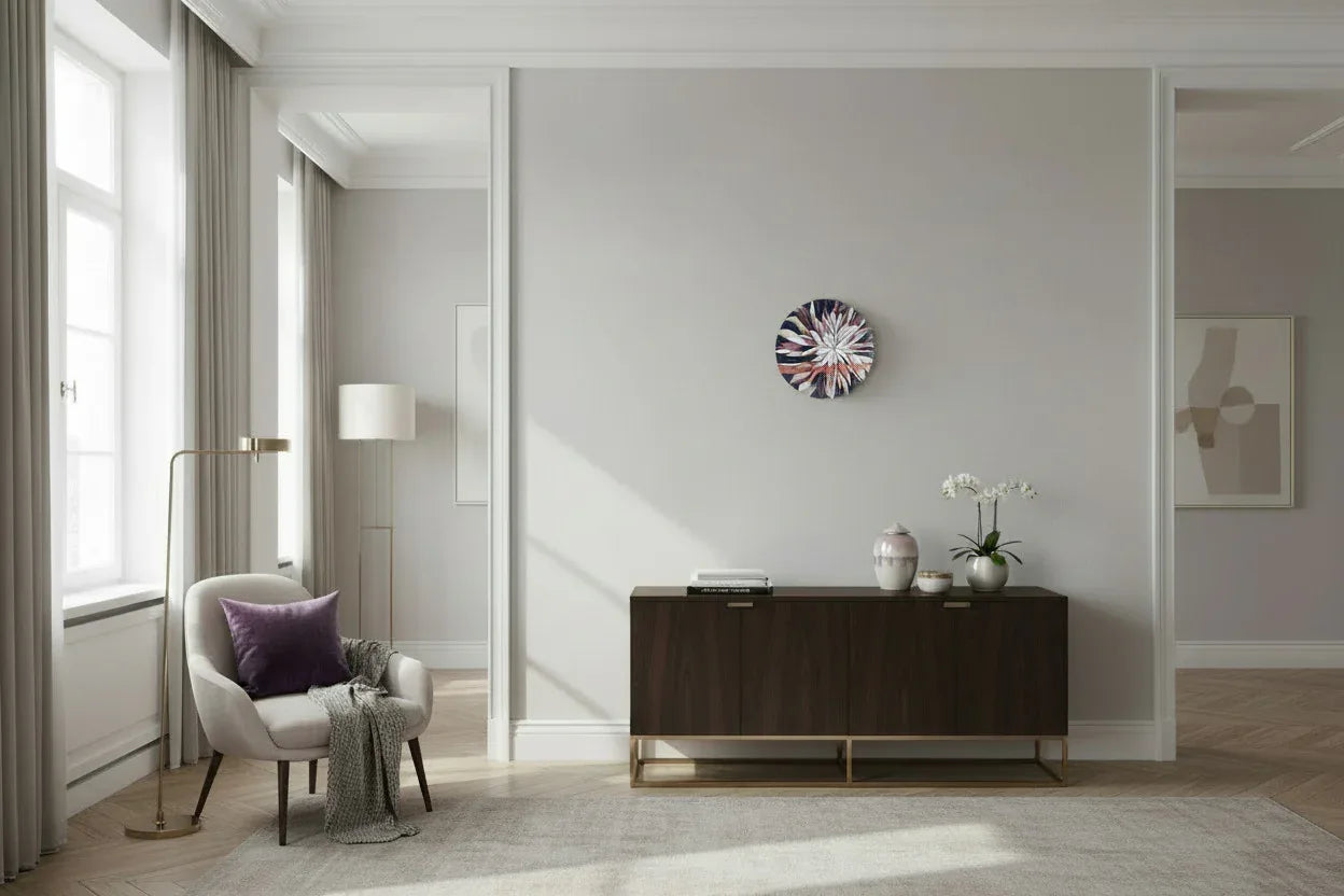 Mosaic Anthemion Purple in exclusive interior | JOVI Creative 