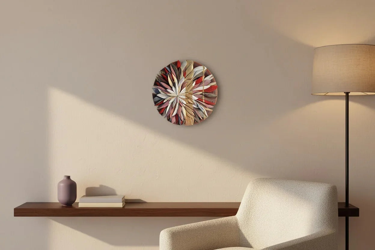 Mosaic Anthemion Red lifestyle interior styling  | JOVI Creative 