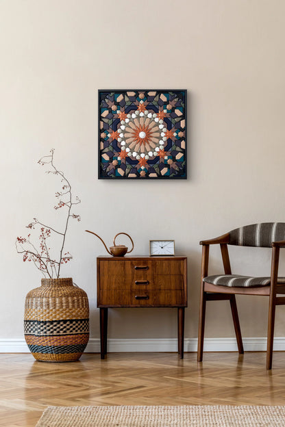 Mosaic Dark Symmetry interior installation view | JOVI Creative 