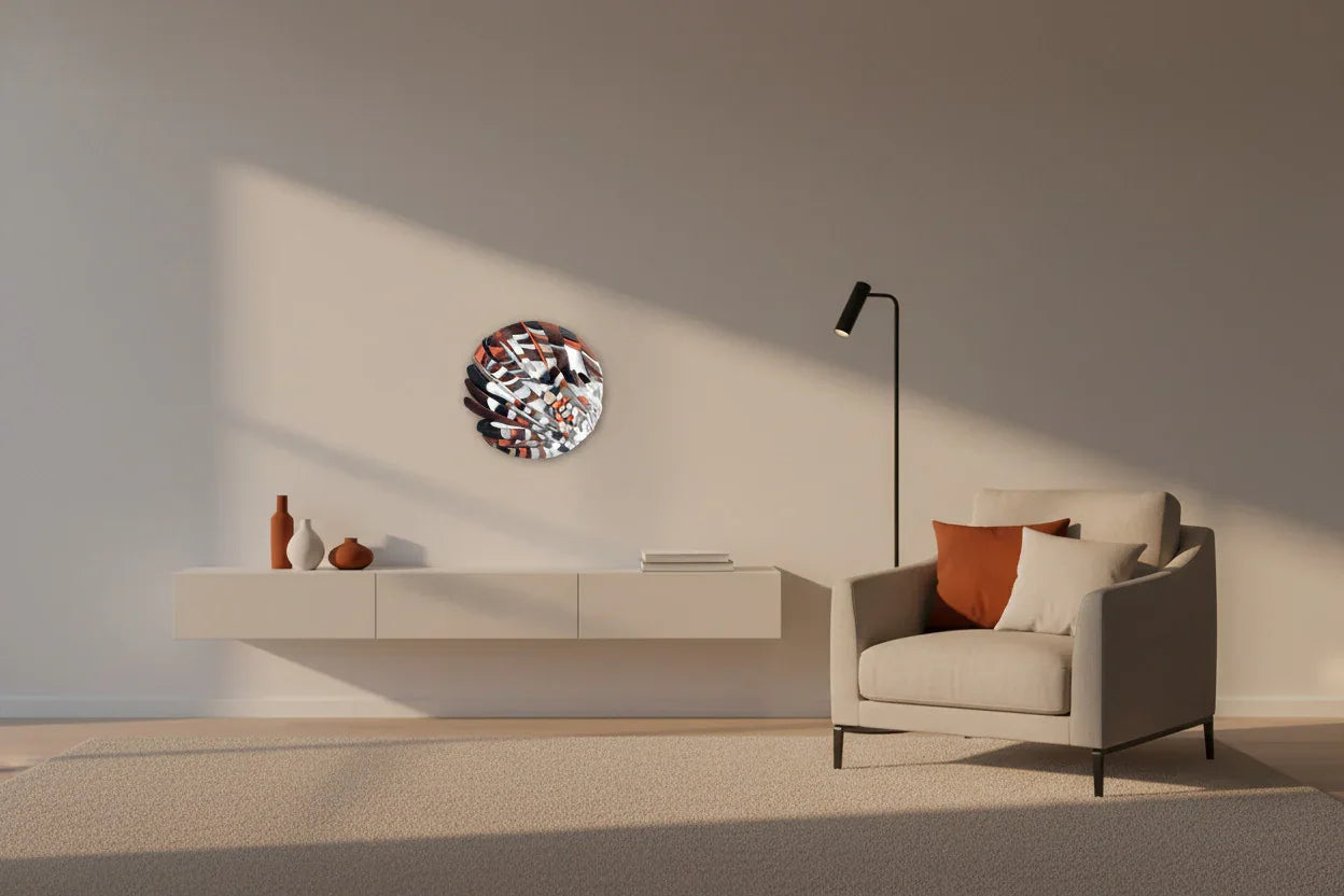 Mosaic Eagle's Feather interior installation view | JOVI Creative 