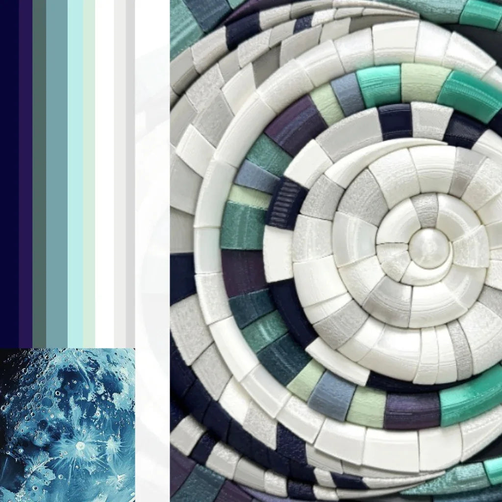 Mosaic Moon Blue Mood board & Inspiration | JOVI Creative 