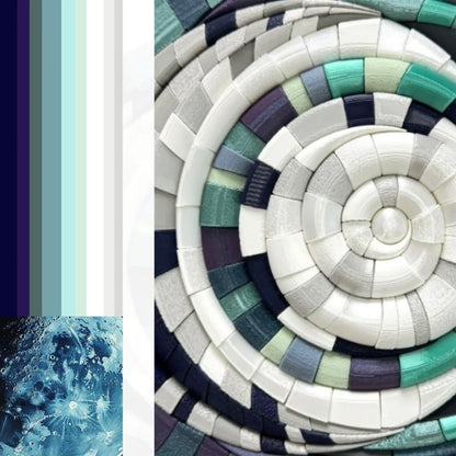 Mosaic Moon Blue Mood board & Inspiration | JOVI Creative 