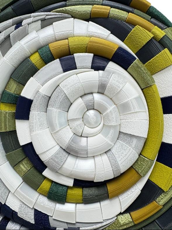 Mosaic Moon Green close-up mosaic texture | JOVI Creative 