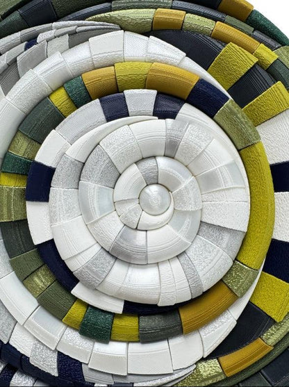 Mosaic Moon Green close-up mosaic texture | JOVI Creative 