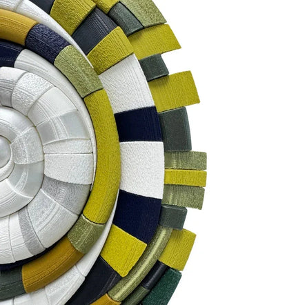 Mosaic Moon Green silver green tones detail | JOVI Creative 