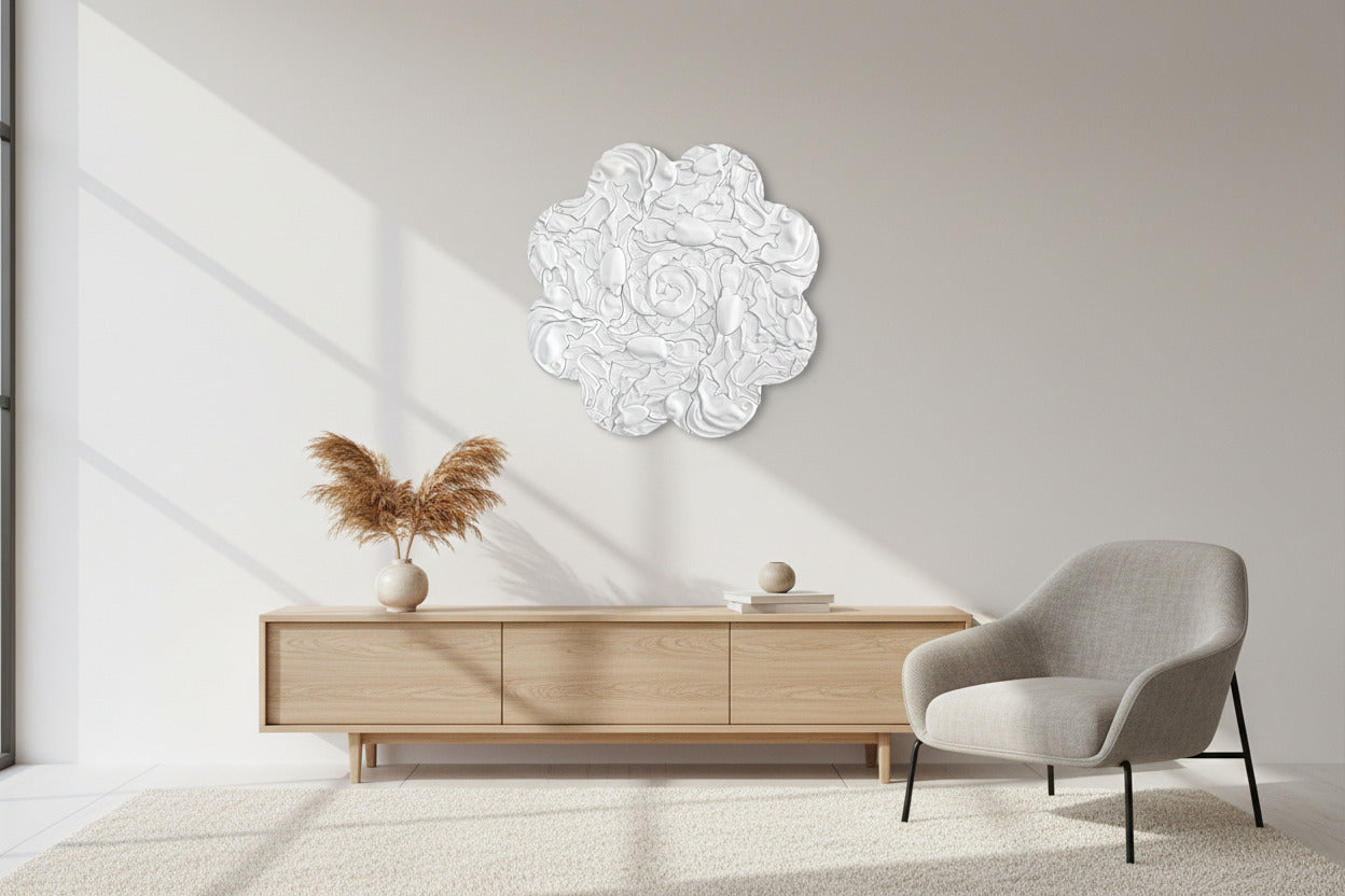 Mosaic Pets White  in soft colours interior | JOVI Creative 