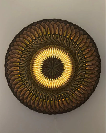 Mosaic Rising Sun LED illuminated detail  | JOVI Creative 