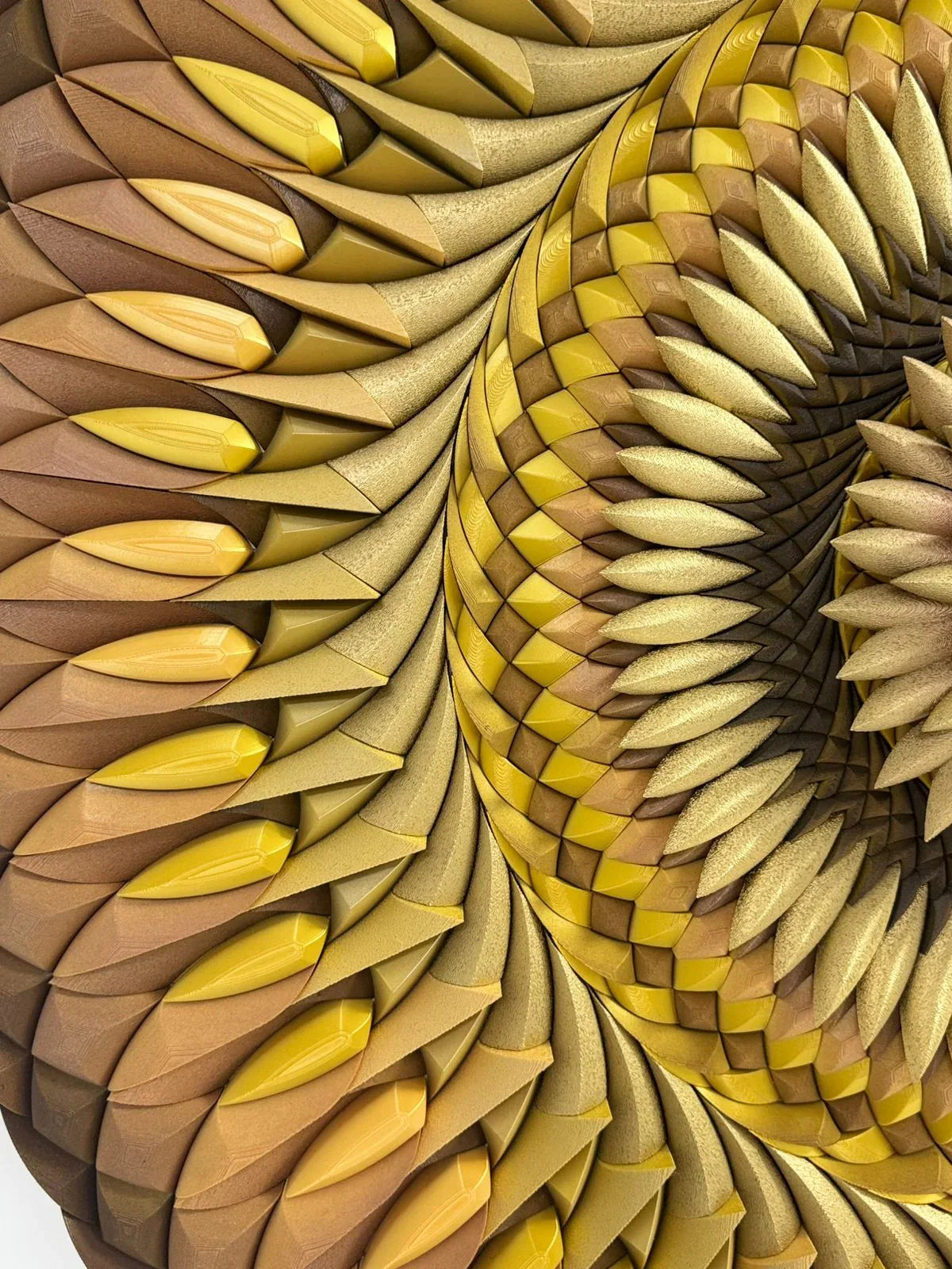 Mosaic Rising Sun gold tones close-up  | JOVI Creative 