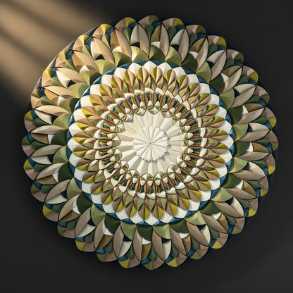 Mosaic Spring green white tones texture | JOVI Creative 