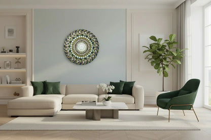 Mosaic Spring interior styling luxury wall art  in interior | JOVI Creative 