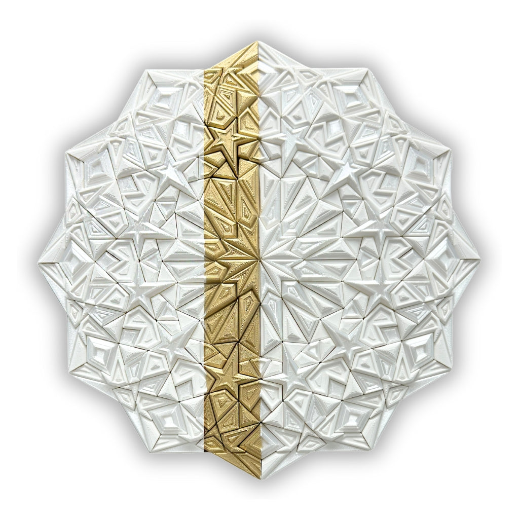 Mosaic Star Mini White | JOVI Creative 
