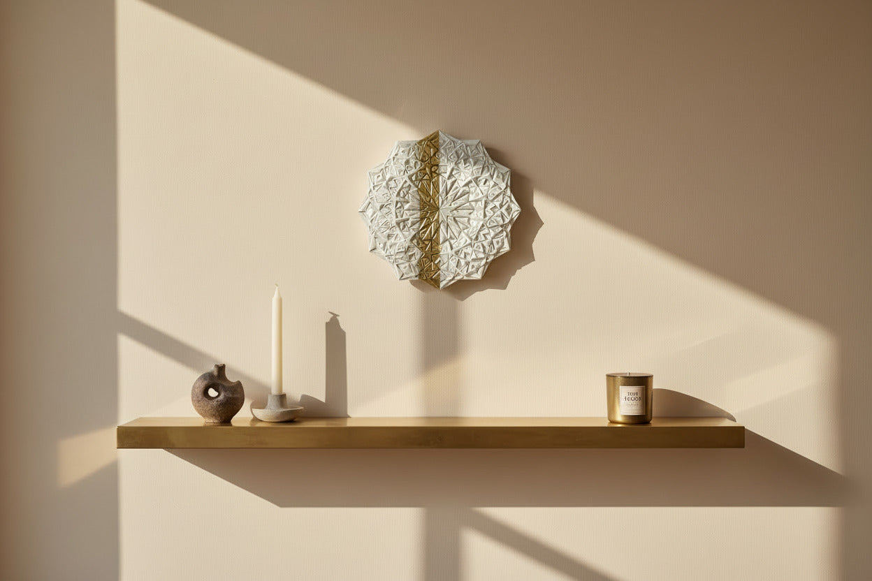 Mosaic Star Mini White  lifestyle interior styling | JOVI Creative 