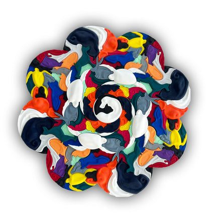 Mosaic aNIMALES cOLORED