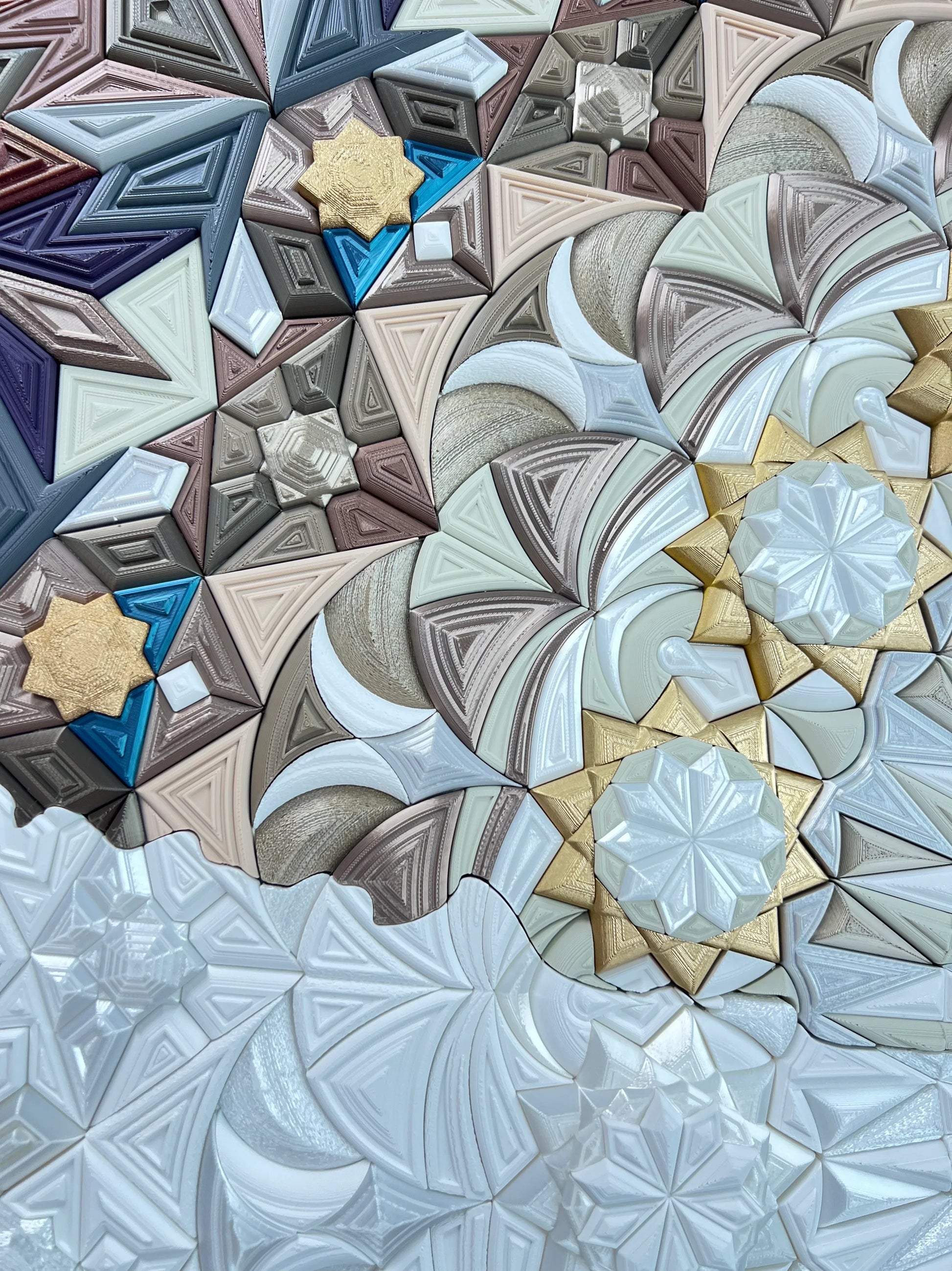 Mosaic of Culture luxury interior wall installation Dubai | JOVI Creative