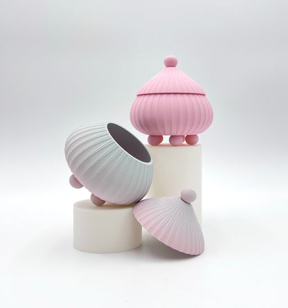 Jar DELICIOUS SECRET (Pink Grey)