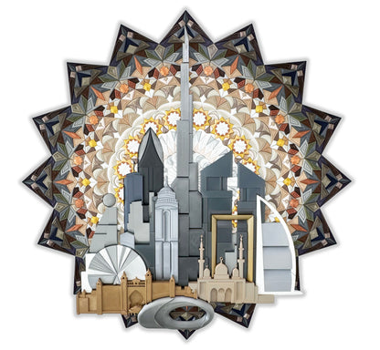Wall decoration/Custom mosaic/Unique design/Islamic art/Dubai