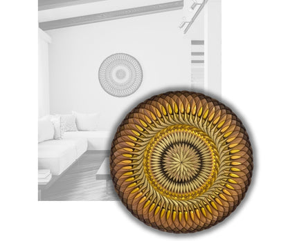 Mosaic Rising Sun (with LED)