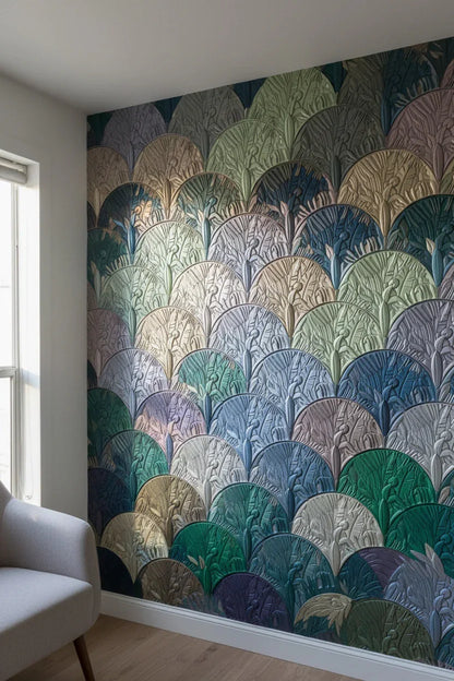 Wall Panel Forest interior wall installation  | JOVI Creative 