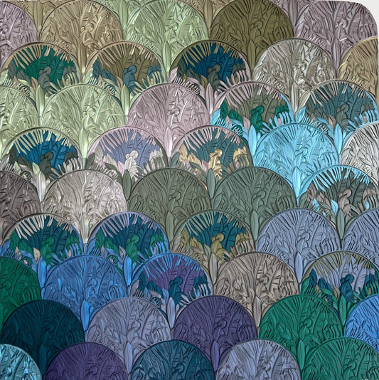 Wall Panel Forest sculptural mosaic  | JOVI Creative 