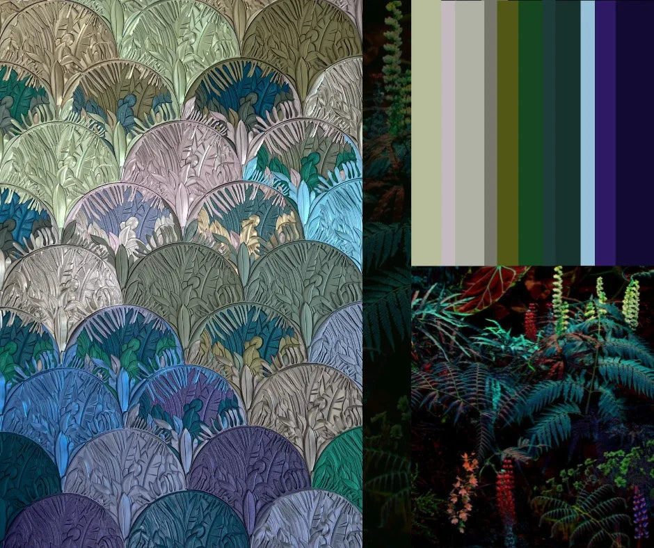 Wall Panel Forest sculptural mosaic Mood board & Inspiration | JOVI Creative 