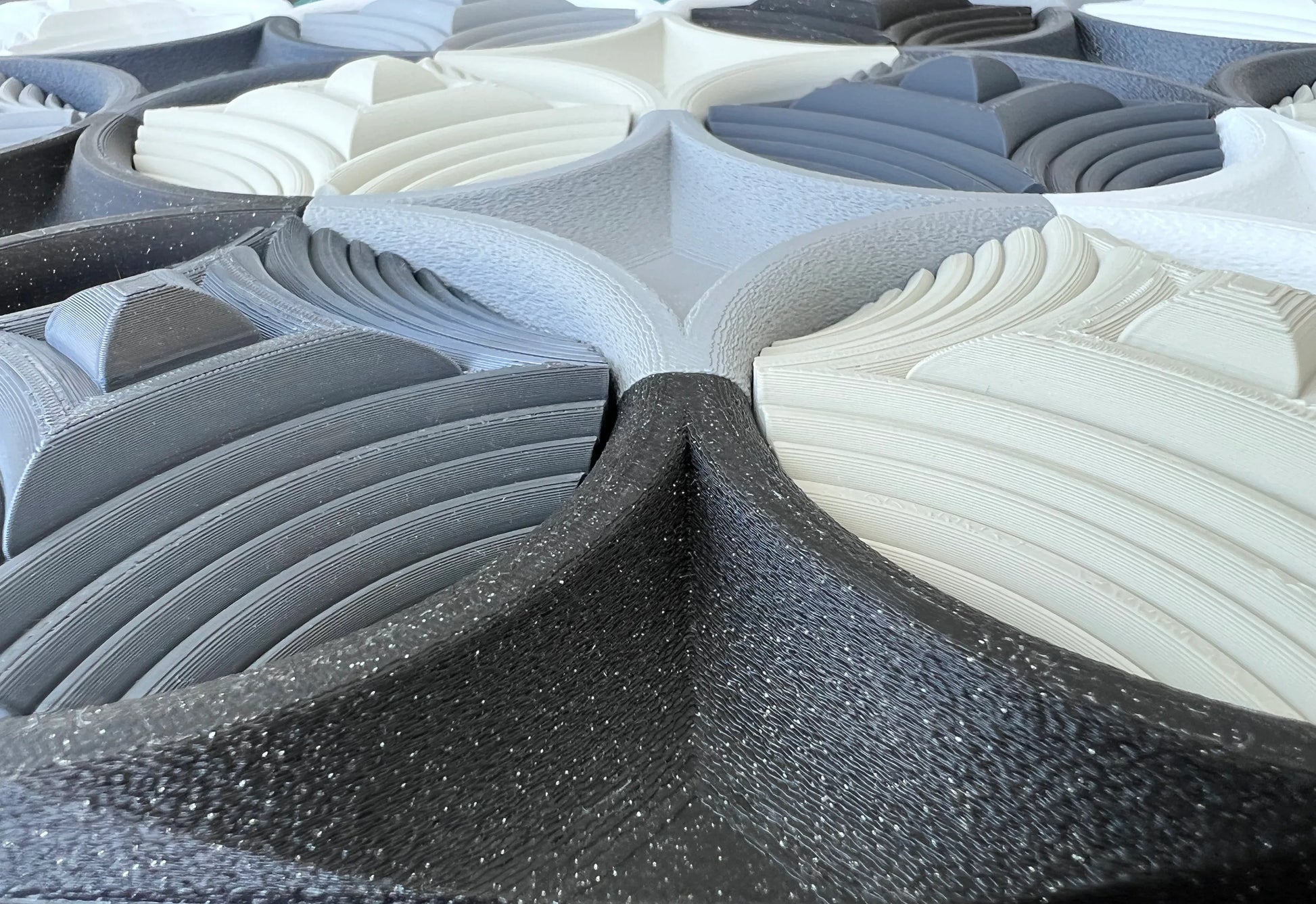Wall Panel Grey  texture detail side view | JOVI Creative 