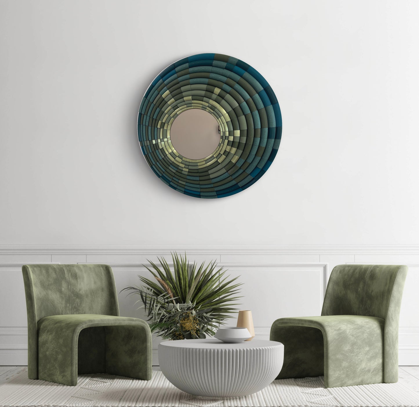 Unique mirror/Custom design/bamboo /Emirates / UAE