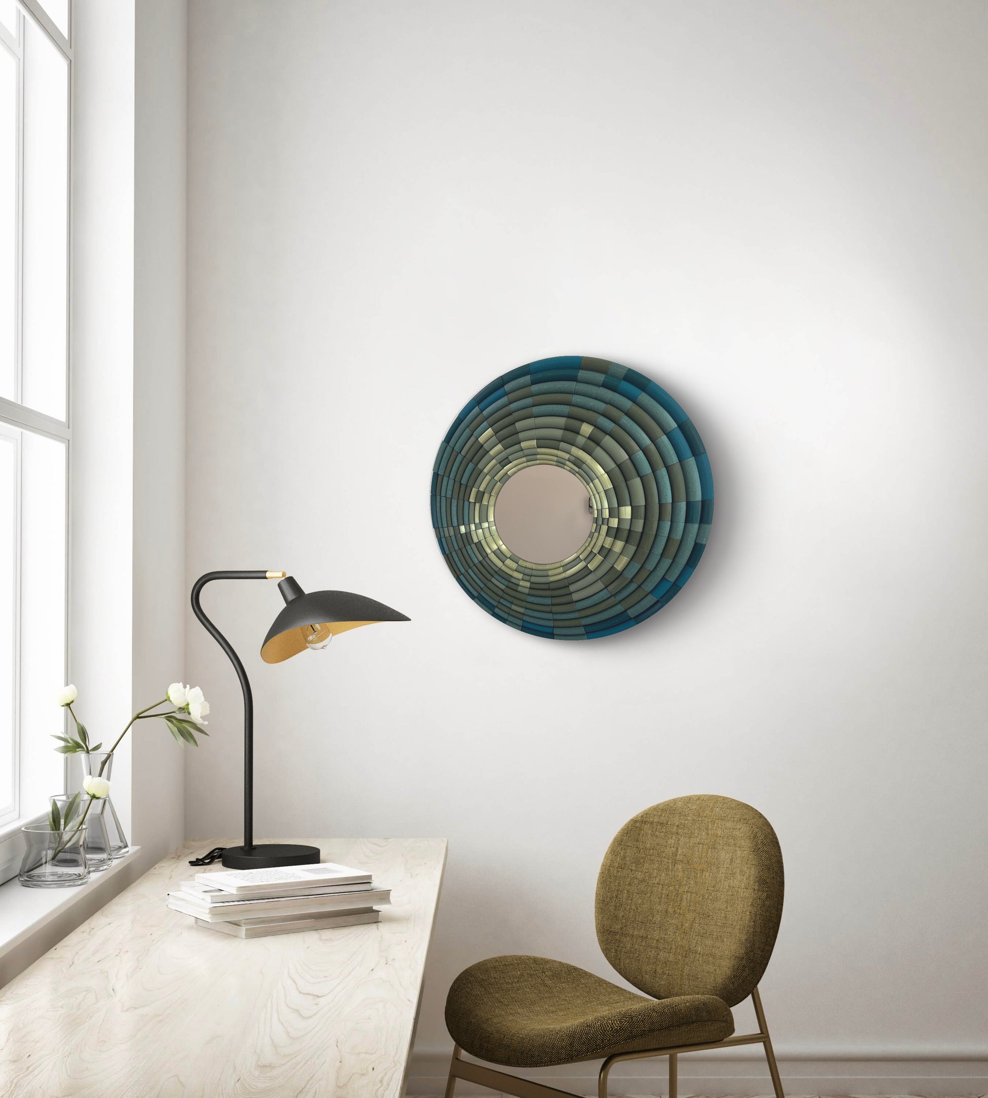 Unique mirror/Custom design/bamboo /Emirates / UAE