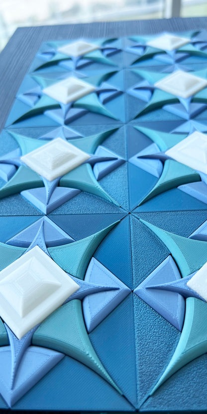 Custom wall panel/decor Sea Blue/ UAE 